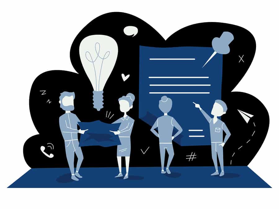 business collaboration illustration